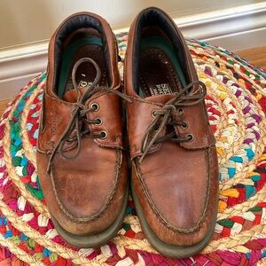 Sebago Docksides made in usa Classic Brown Leather boat Shoes